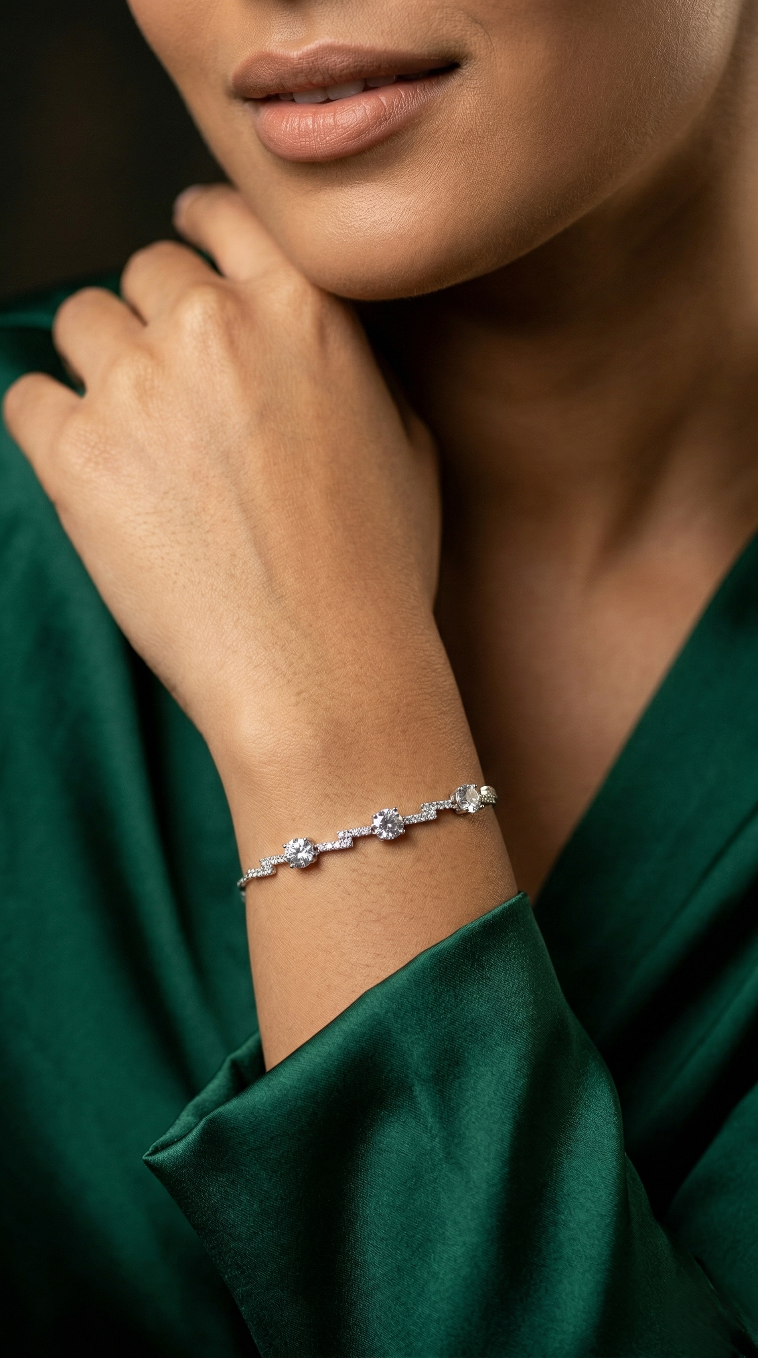 Celeste Spark Zircon Bracelet