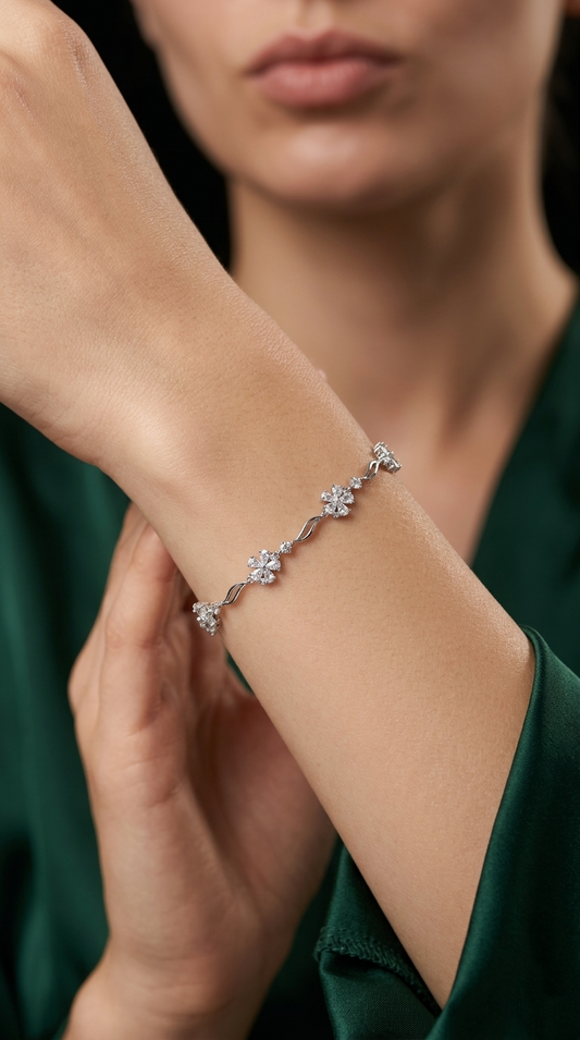 Aura Glow Solitaire Bracelet