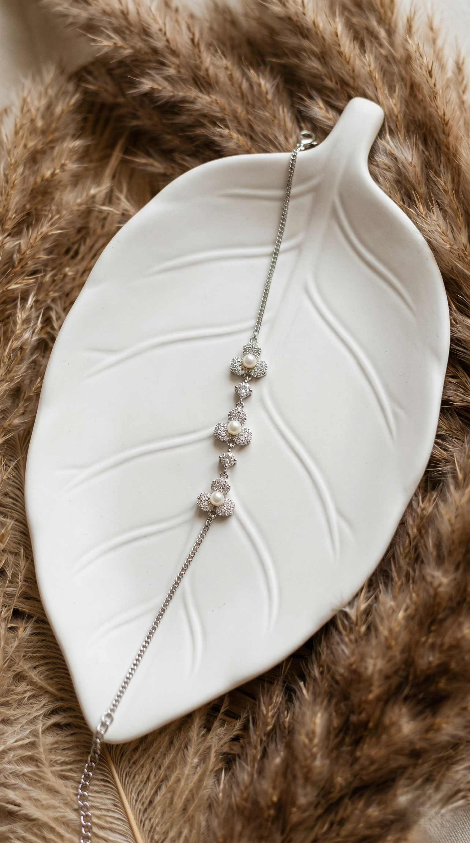 Pearl Petal Elegance Bracelet