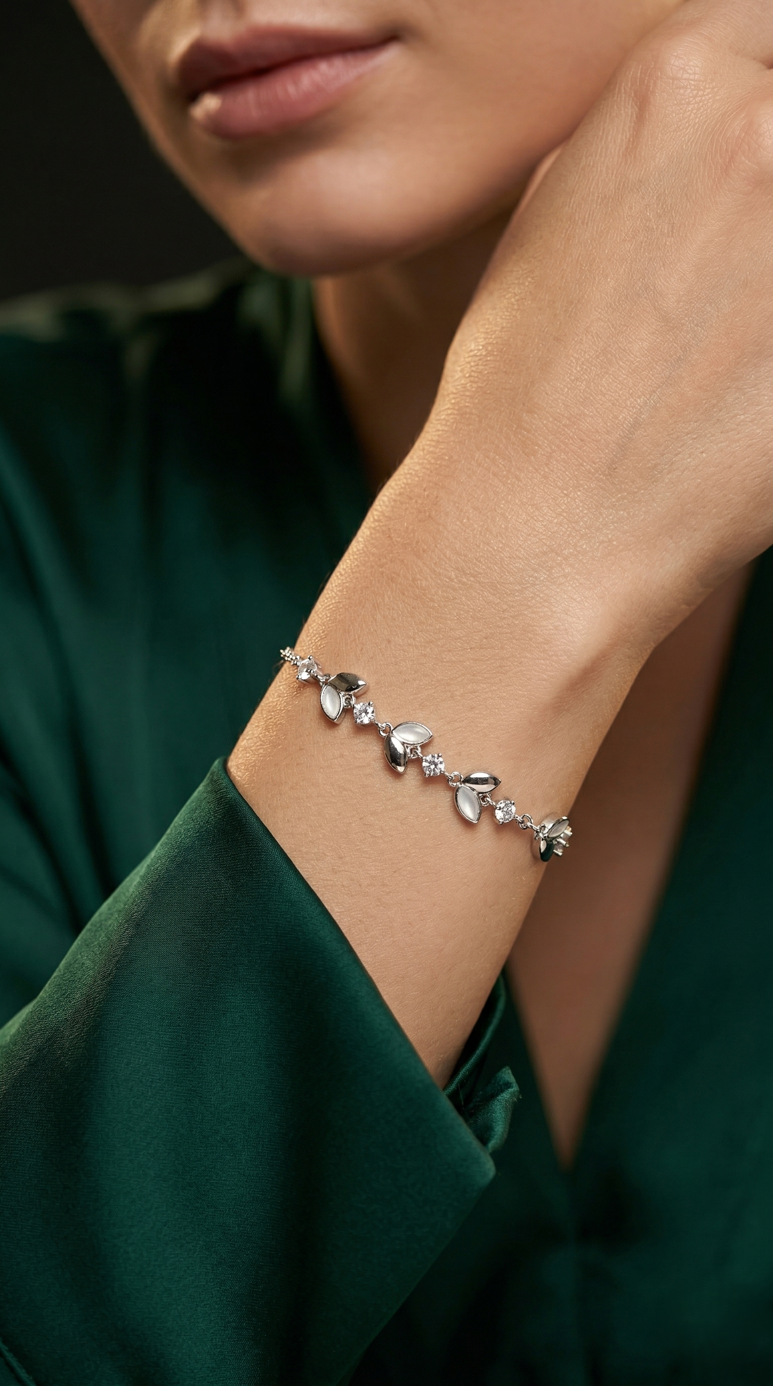 Luna MOP Charm Bracelet
