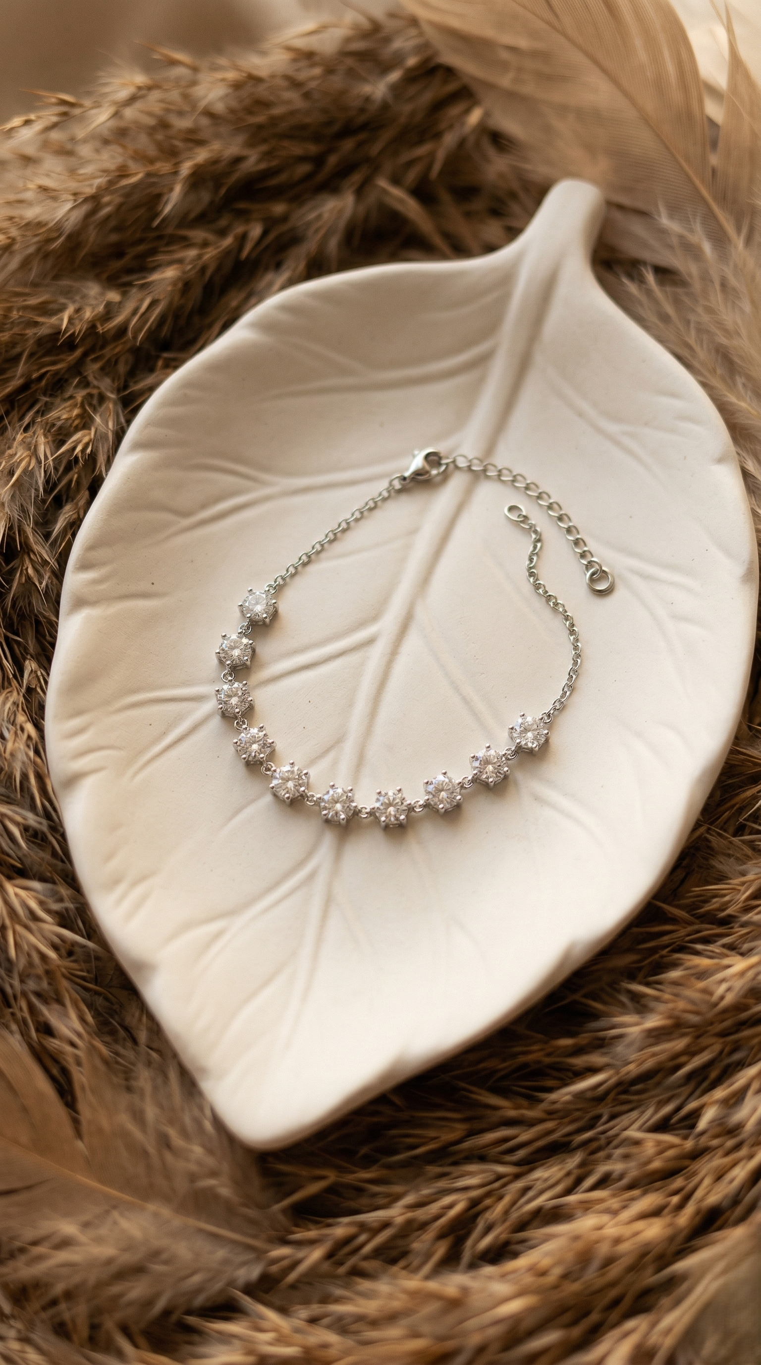 Starlight Bloom Crystal Bracelet