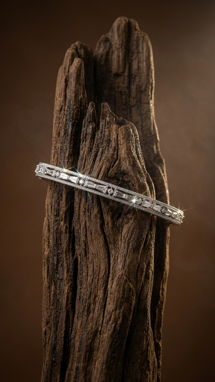 Imperial Line Silver Bracelet