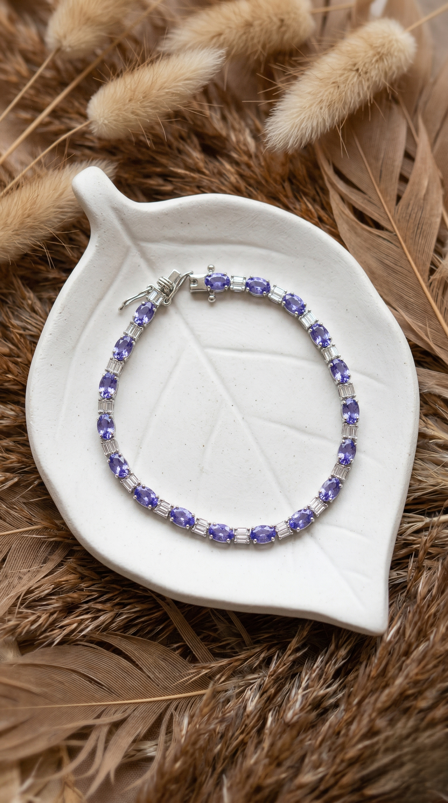 Lavender Radiance Tennis Bracelet