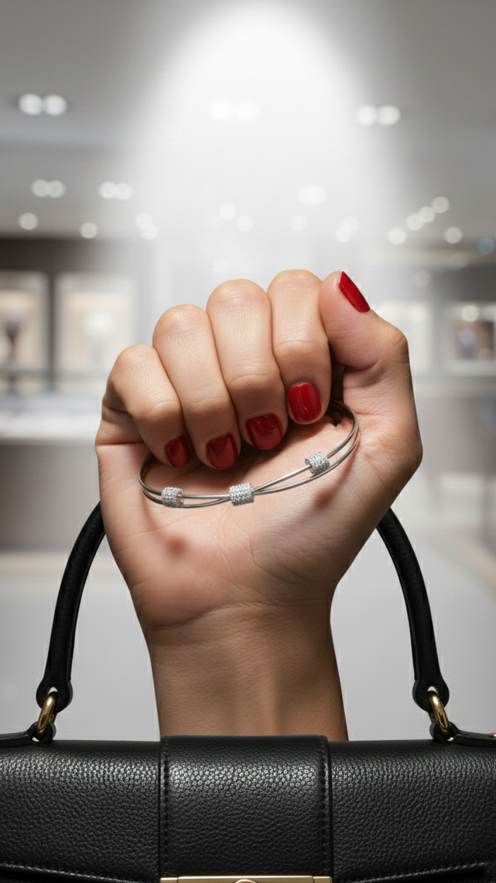 Luxury Dual Wire Zircon Bracelet
