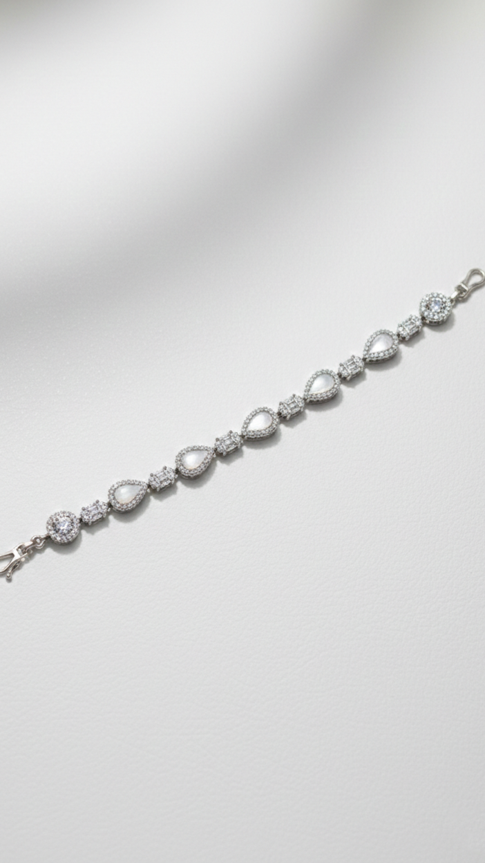Pearl Drop Elegance Bracelet