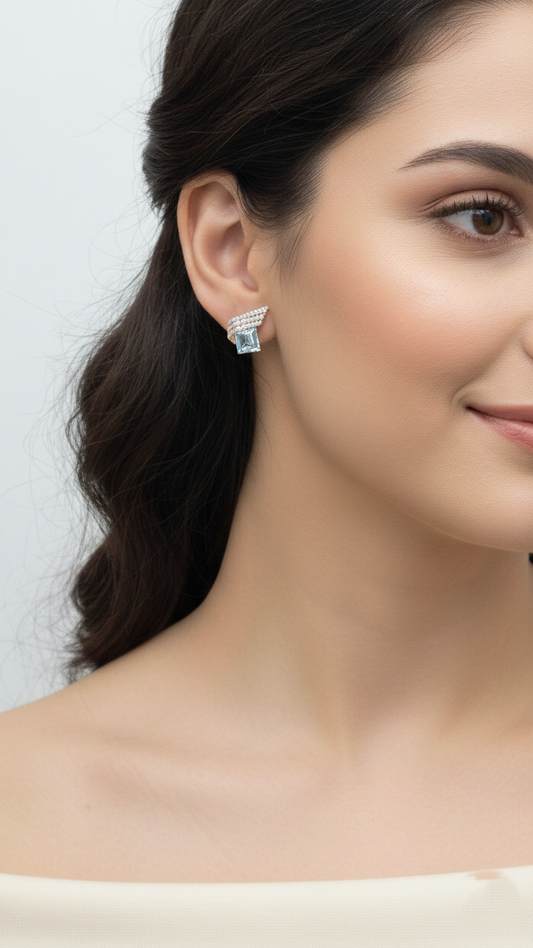 Crystal Cascade Studs