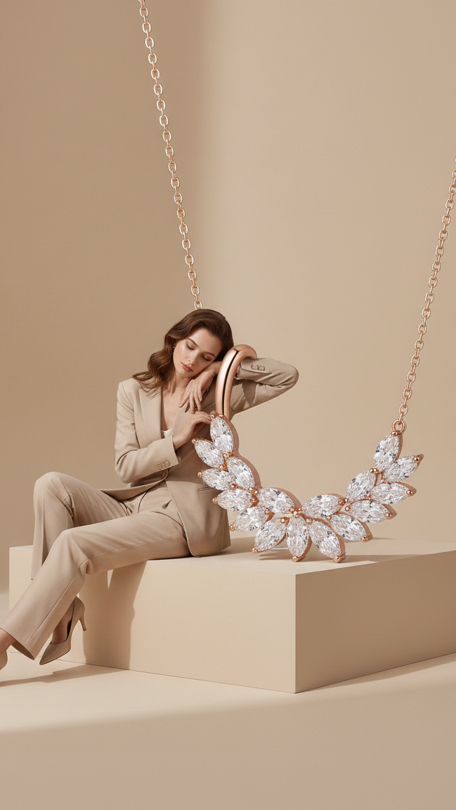 Rosé Blossom Necklace