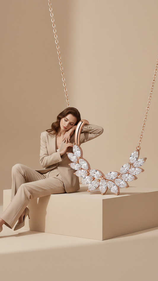 Rosé Blossom Necklace