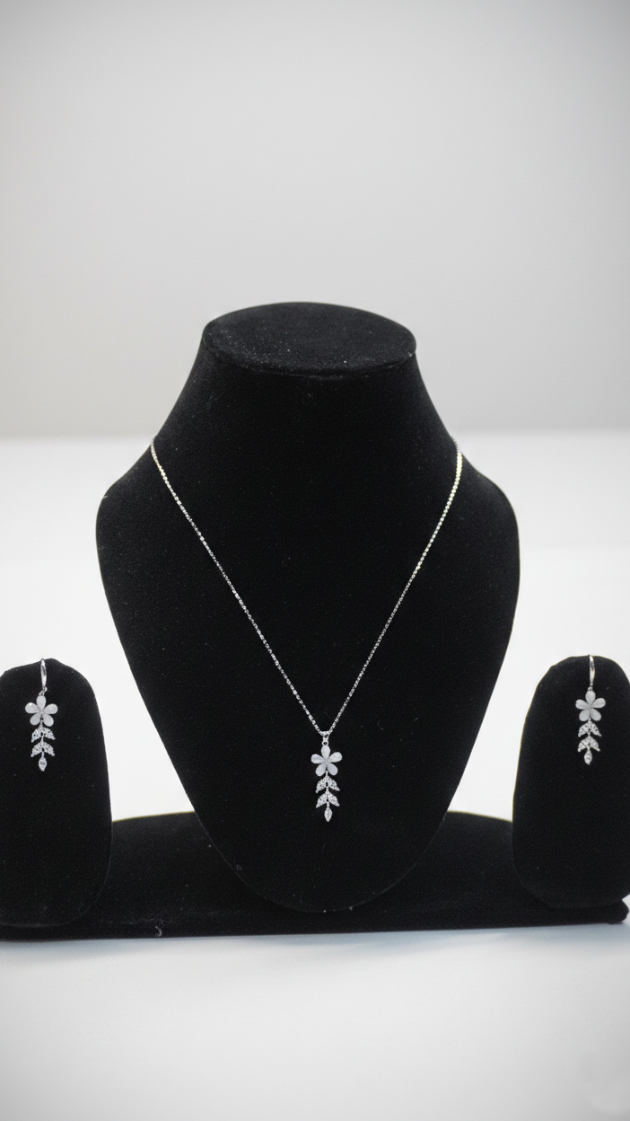 Crystal Flower Cascade Set